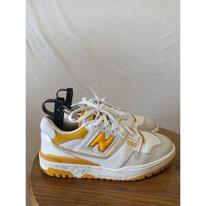 New balance 550 sea salt varsity gold mens size 7 streetwear